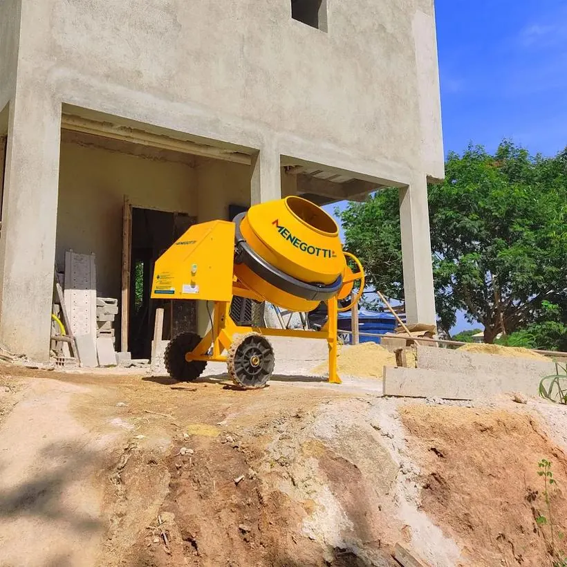 Betoneira em obra